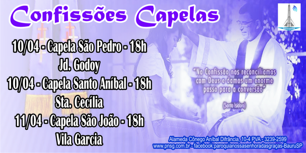 confissões capelas
