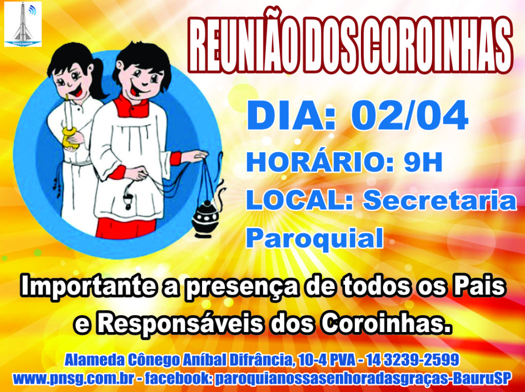 coroinhas abril