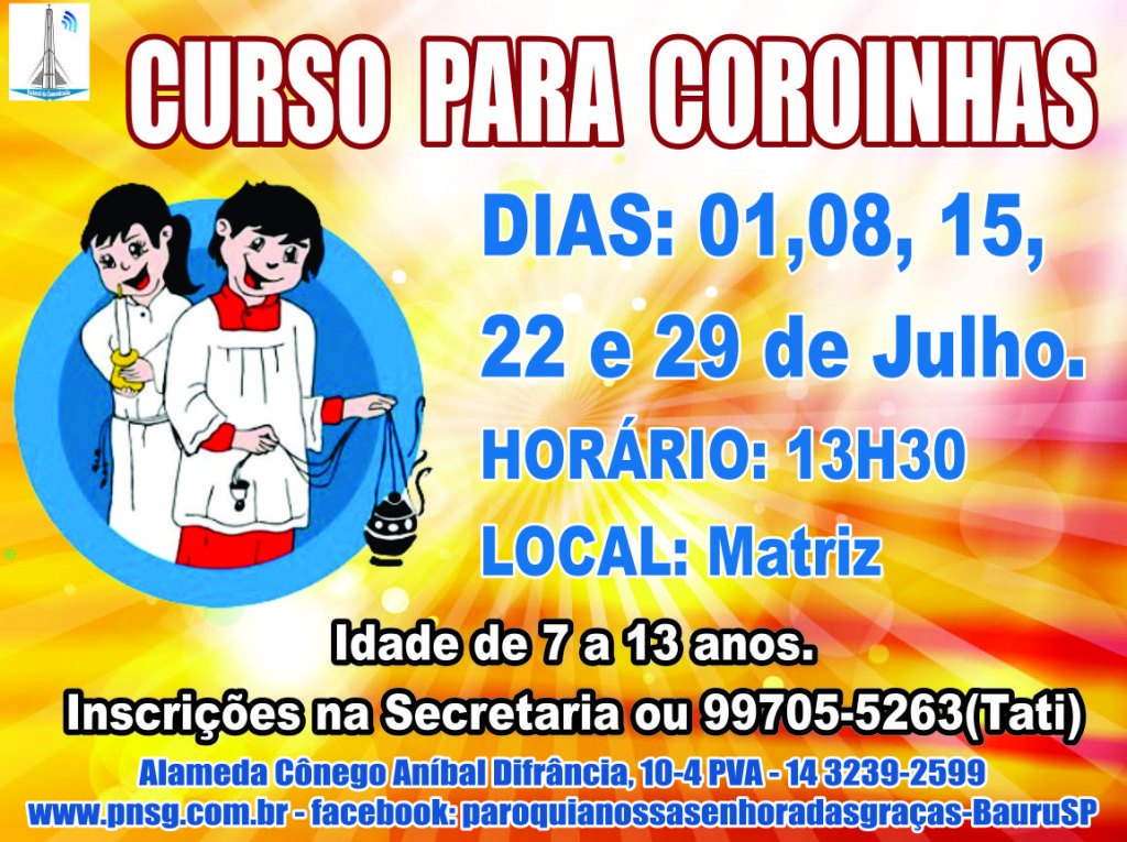 curso coroinhas2017