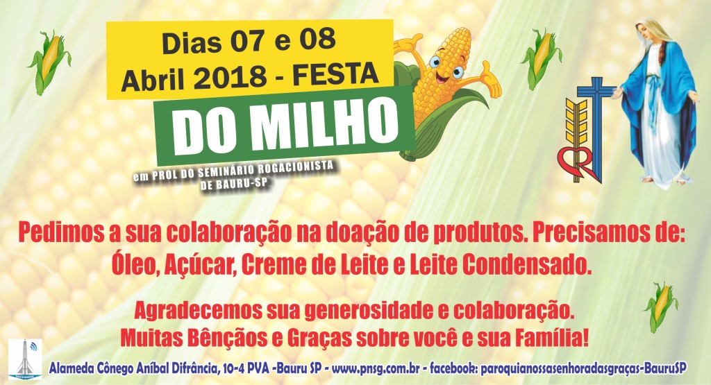 doaçõesmilho