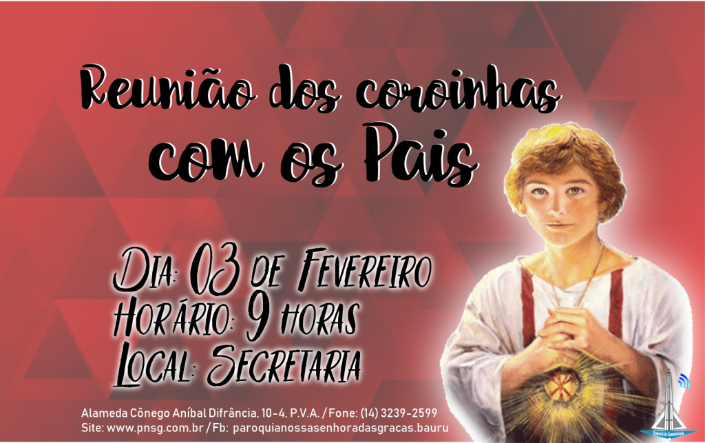reunião coroinhas