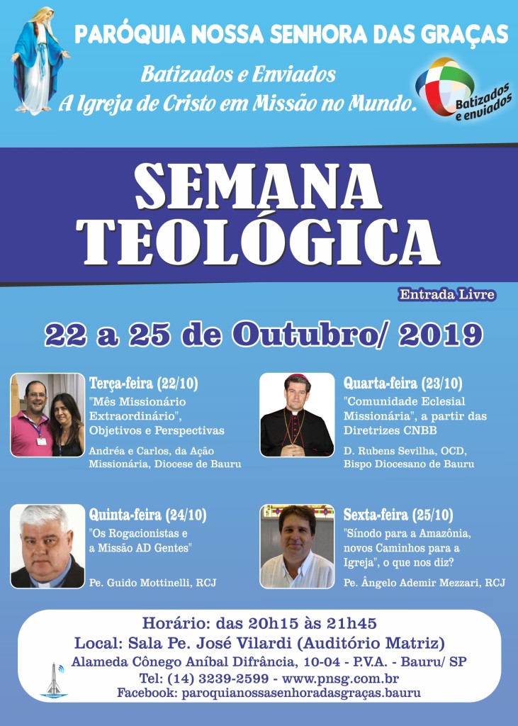 propaganda semana teológica 2019